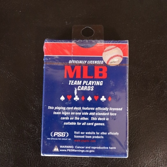 MLB KC Mini Baseball Ornament & Playing Cards set - Picture 4 of 8